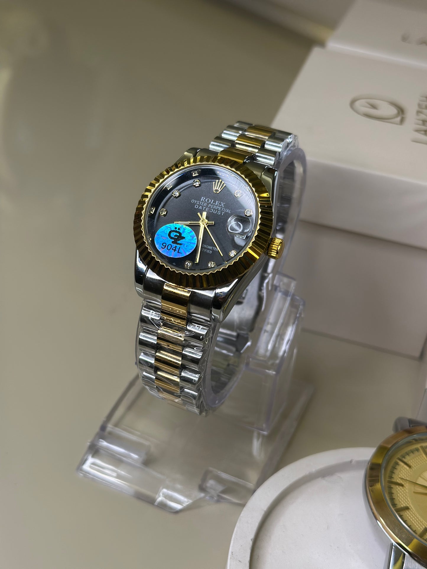 RLX D-Just Two-tone for Ladies Black Dial (Premium+ Quality)