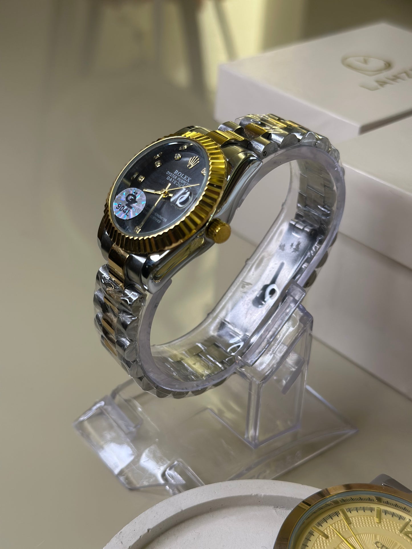 RLX D-Just Two-tone for Ladies Black Dial (Premium+ Quality)