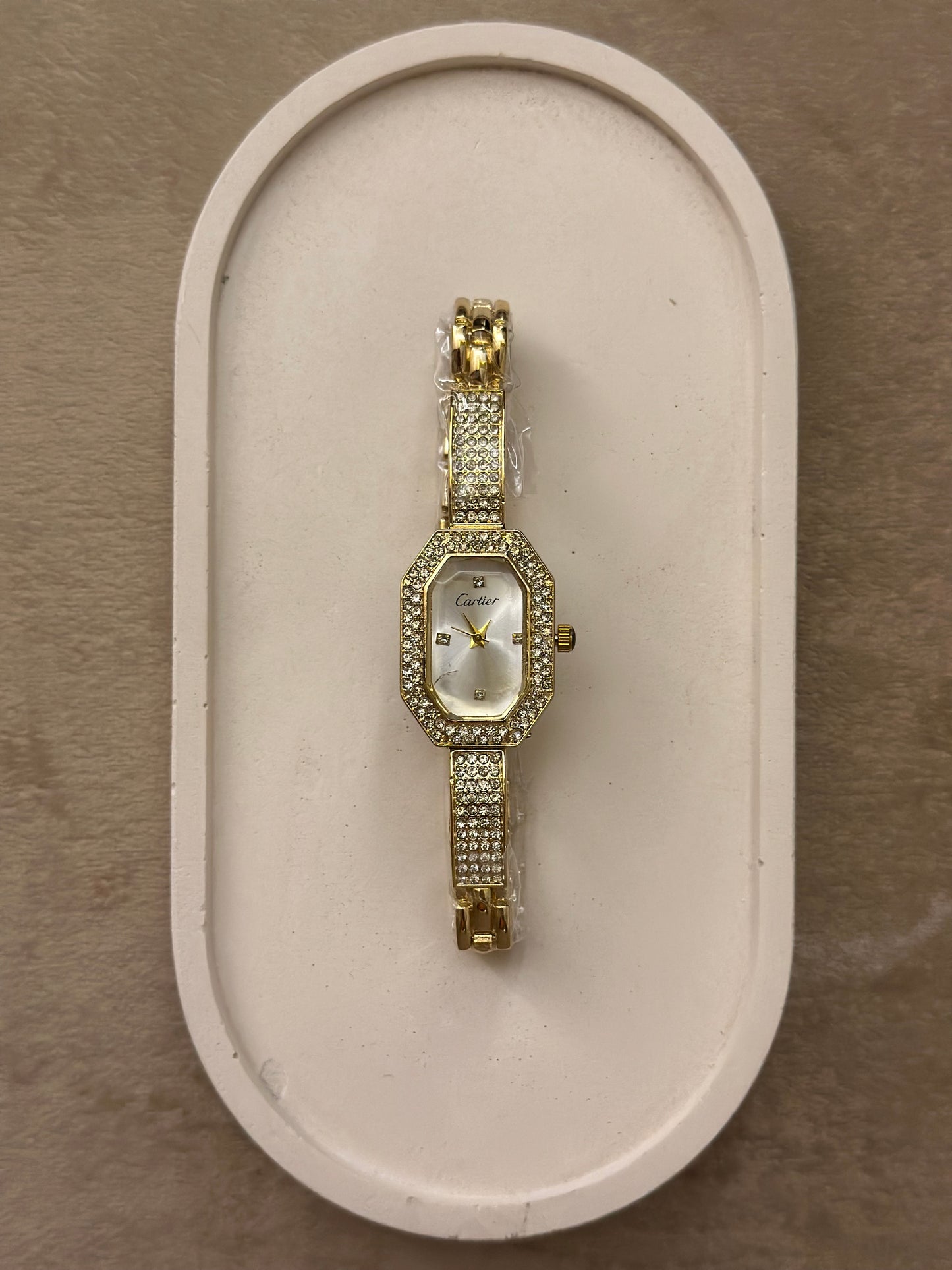 Cart-ier Bracelet Watch Gold