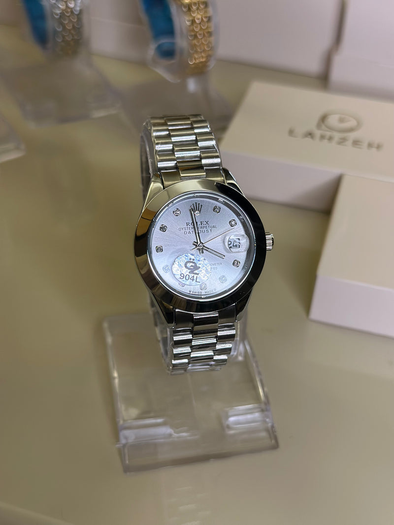 RLX D-Just Silver for ladies (Premium+ Quality)