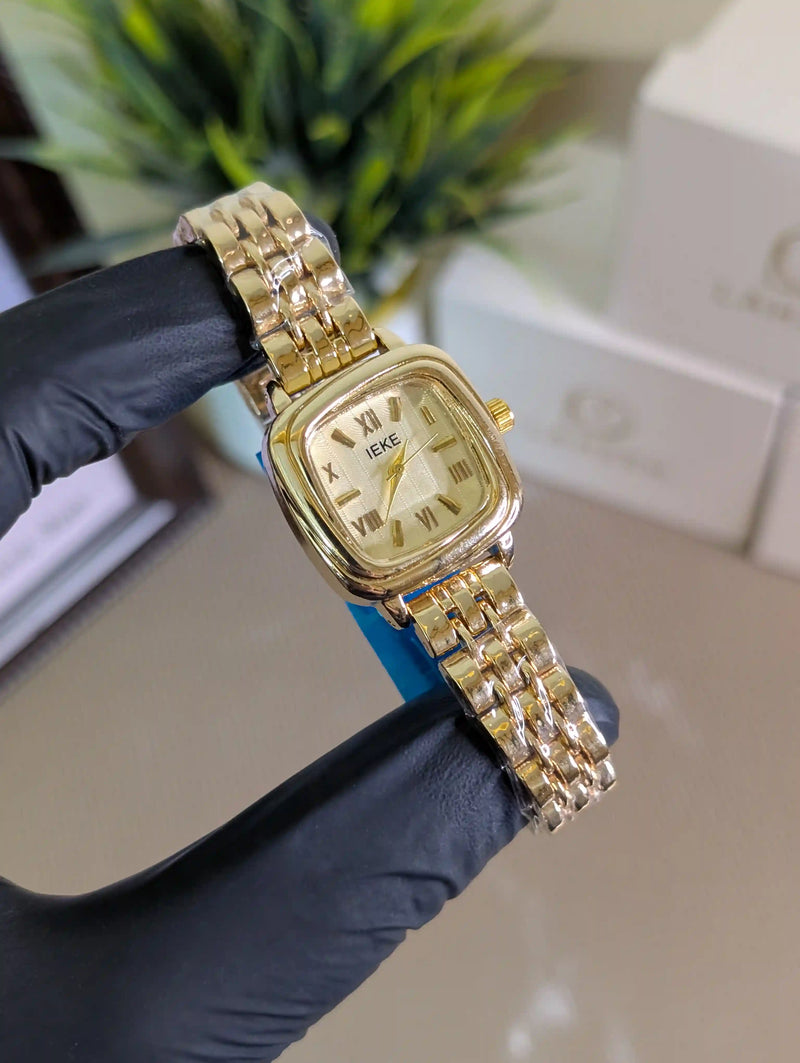 IEKE Square Dial Gold