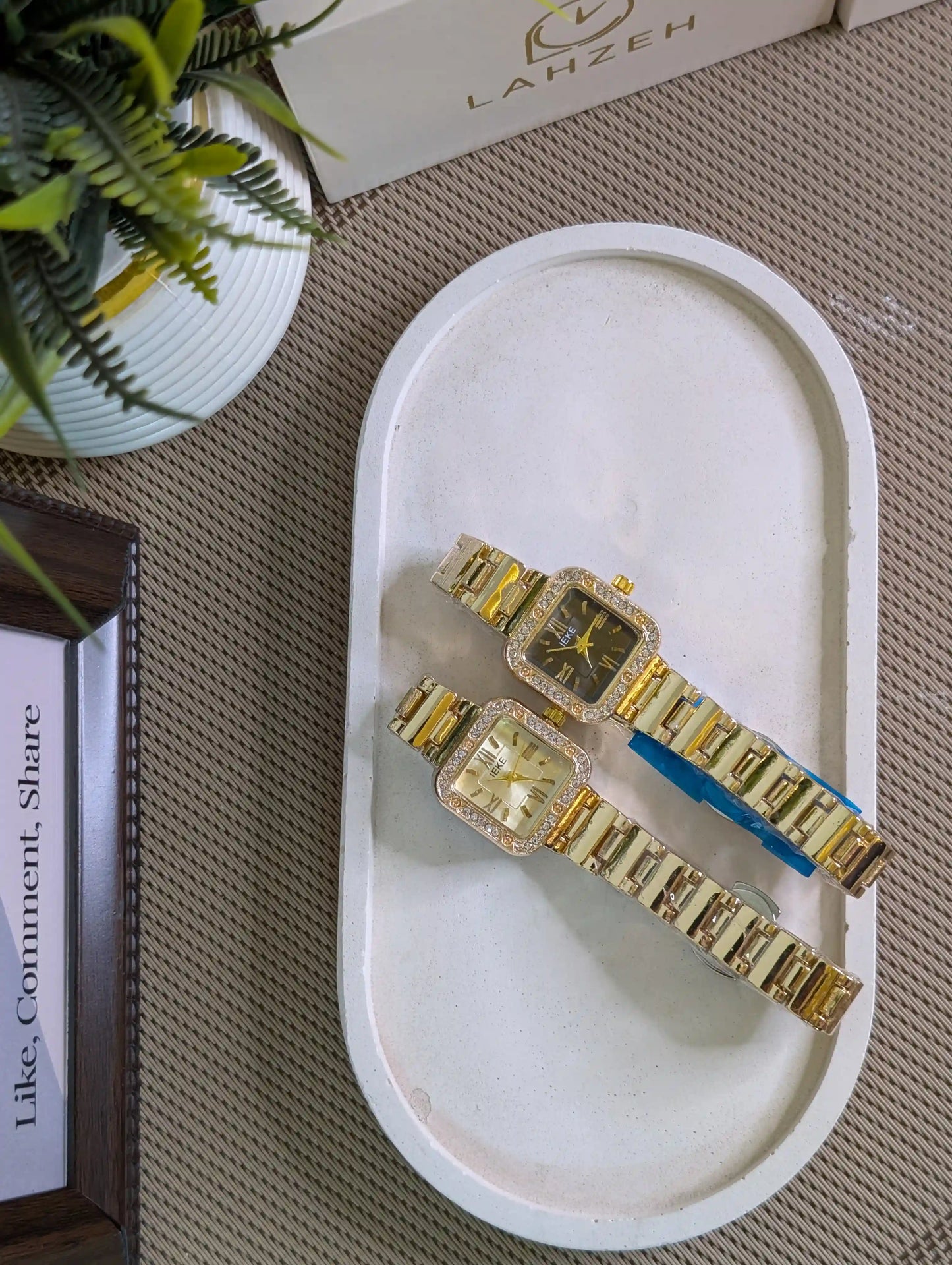 IEKE Square Dial Gold