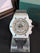 Silver Dial Black Strap
