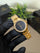Gold Chain, Black Dial