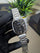 Silver with black dial