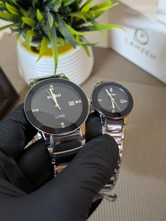 Ra-do Ceramic + Steel Couple Set