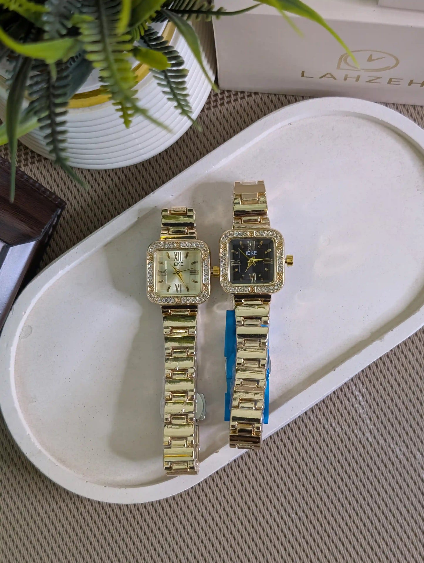 IEKE Square Dial Gold