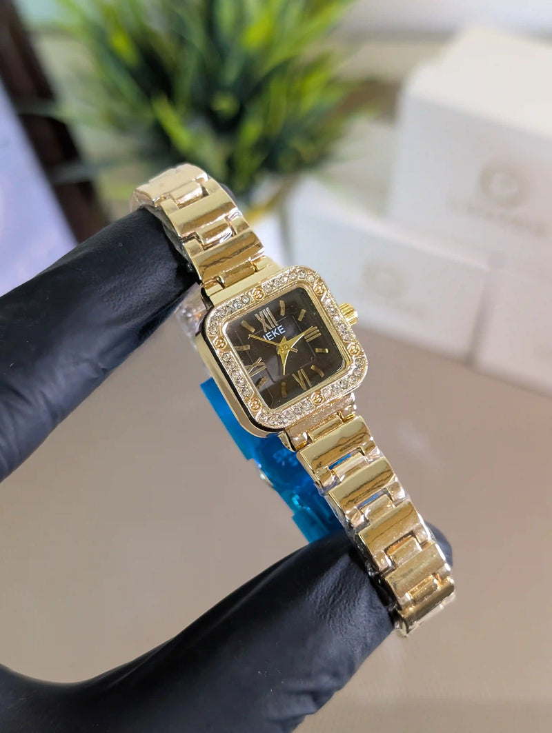 IEKE Square Dial Gold
