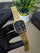 Gold with black dial