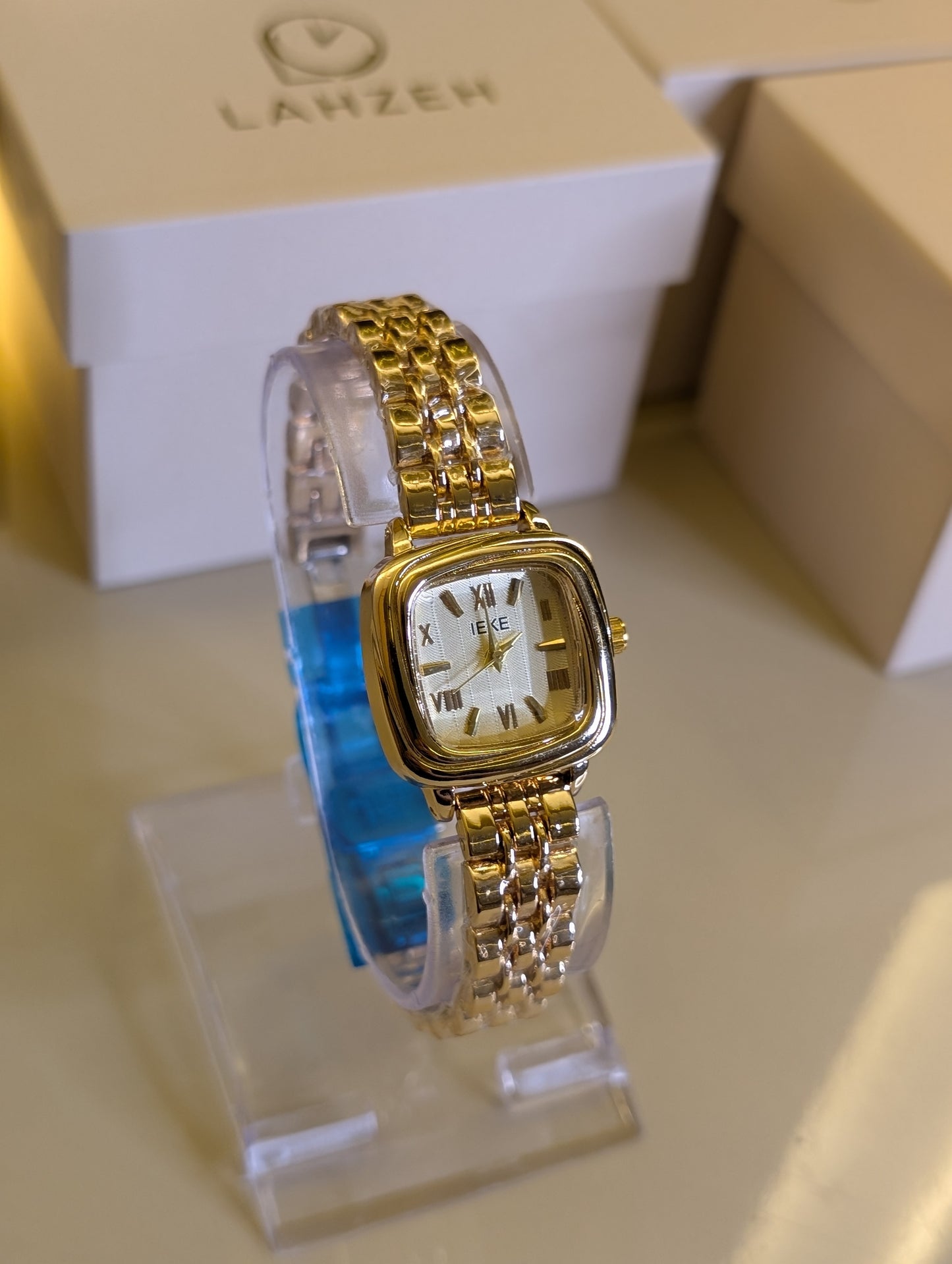 IEKE Square Dial Gold