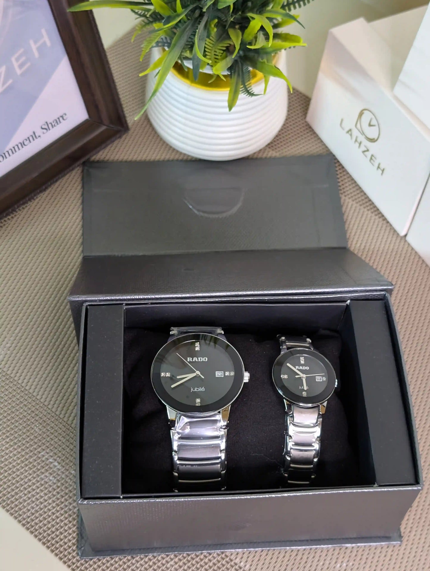 Ra-do Ceramic + Steel Couple Set